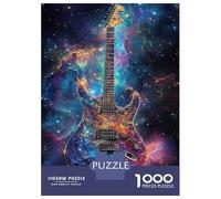 1000 Piece Jigsaw Puzzles for Teenagers Galactic Guitar Art Jigsaws for Adults Family Game Pattern Assembly Unique Birthday And Gifts 70x50cm/1000pcs
