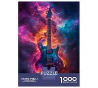 1000 Piece Jigsaw Puzzles for Teenagers Galactic Guitar Glow-5 Puzzles for Adults Anti-Stress Toys Analysis And Logic Unique Birthday And Gifts 38x26cm/1000pcs