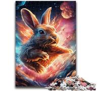 1000 Piece Jigsaw Puzzles for Teenagers Galaxies Rabbits 1000 Pieces for Teenagers,learning Educational for Is Ideal As A Gift for The Whole Family (26x38cm)