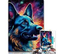 1000 Piece Jigsaw Puzzles for Teenagers Galaxies Sheepdogs,Help The Brain Exercise Addictive Toys to Cultivate Patience Artists Collection,Fine Art (75x50cm)