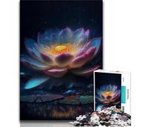 1000 Piece Jigsaw Puzzles for Teenagers Galaxy Art Lotus 1000 Piece Jigsaw,Educational Stress Relief Toy Great Gifts And Toys (size 75x50cm)