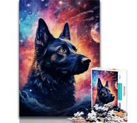 1000 Piece Jigsaw Puzzles for Teenagers Galaxy Sheepdog Teenager Puzzles,Quiz Game for Is Ideal As A Gift for The Whole Family (size 75x50cm)