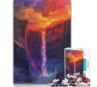 1000 Piece Jigsaw Puzzles for Teenagers Galaxy Waterfall Landscape Adult Puzzles,Stress Reliever Staycation Kill Time Wishlist with Santa Claus (size 38x26cm)