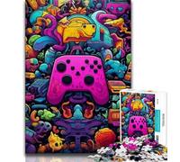 1000 Piece Jigsaw Puzzles for Teenagers Game Controller,Family Entertainment Toys Is Ideal As A Gift for The Whole Family 38X26CM