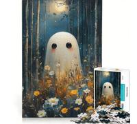 1000 Piece Jigsaw Puzzles for Teenagers Ghost in The Forest, Hands-on Game, Difficult Challenge, Unique Birthday And Gifts 50x75cm