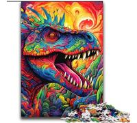 1000 Piece Jigsaw Puzzles for Teenagers Gifts Ancient Dinosaurs,Help The Brain Exercise Addictive Toys to Cultivate Patience Enhance Memory 38x52cm