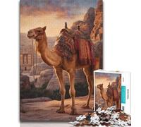 1000 Piece Jigsaw Puzzles for Teenagers Gifts Animal Camel,learning Educational for Is Ideal As A Gift for The Whole Family (75x50cm)