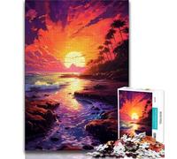 1000 Piece Jigsaw Puzzles for Teenagers Gifts Anime Art Landscape Puzzles,Interesting Stress Reduction Parent-child Interaction (size 75x50cm)