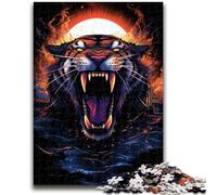 1000 Piece Jigsaw Puzzles for Teenagers Gifts Anime Art Tiger Puzzles,Educational Stress Relief Toy Great Gifts And Toys (38x26cm)