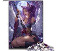 1000 Piece Jigsaw Puzzles for Teenagers Gifts Anime Fox Girl, Decompressing Intellectual Educational Toy Is Ideal As Gifts for The Whole Family (Size 50x75cm)