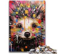 1000 Piece Jigsaw Puzzles for Teenagers Gifts Art Hedgehog Puzzles for Adults,Learning Educational Toys Family Games Gifts for Friends And Family (50x75cm)