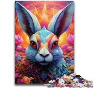 1000 Piece Jigsaw Puzzles for Teenagers Gifts Art Rabbits 1000 Pieces for Adults,Toys Educational Games Stress Relieving Unique Birthday And Gifts (26x38cm)