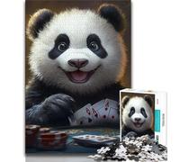 1000 Piece Jigsaw Puzzles for Teenagers Gifts Artistic Panda 1000 Pieces for Teenagers,Stress Reliever Difficult Challenge Home Decoration Toys (size 75x50cm)
