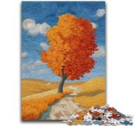 1000 Piece Jigsaw Puzzles for Teenagers Gifts Autumn Tree Adult Puzzles,Educational Games Home Decoration Suitable for Desktop Decoration (26x38cm)