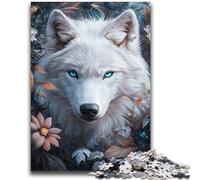 1000 Piece Jigsaw Puzzles for Teenagers Gifts Autumn Wolf for Educational Game Challenge Toy Artists Collection, Fine Art 38x26cm