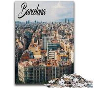 1000 Piece Jigsaw Puzzles for Teenagers Gifts Barcelona Educational Family Game Wall Decoration Unique Birthday And Xmas Gifts (size 38x26cm)