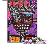 1000 Piece Jigsaw Puzzles for Teenagers Gifts Basquiat-style Child, Games Toys Gift Unique Birthday And Gifts for And Age 14 Years Up (Size 26x38cm)
