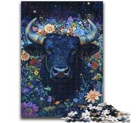 1000 Piece Jigsaw Puzzles for Teenagers Gifts Black Yak for Educational Game Challenge Toy Artists Collection, Fine Art 50x75cm