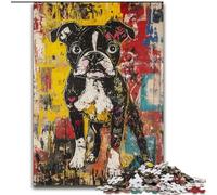 1000 Piece Jigsaw Puzzles for Teenagers Gifts Boxer Dog, Educational Toys Is Ideal As A Gift for The Whole Family (Size 50x75cm)