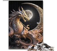 1000 Piece Jigsaw Puzzles for Teenagers Gifts Brave Dragon, Family Activity Unique Home Decor And Gifts for Ages 14+ (Size 26x38cm)