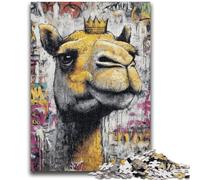 1000 Piece Jigsaw Puzzles for Teenagers Gifts Camel Art Learning Educational Toys Fun at Home Activities, Birthday Present,Travel Gifts 50x75cm