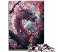 1000 Piece Jigsaw Puzzles for Teenagers Gifts Cherry Blossoms Dragon Learning Educational Toys Family Games Gifts for Friends And Family 50x75cm