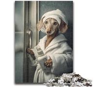 1000 Piece Jigsaw Puzzles for Teenagers Gifts Chihuahua Taking A Bath Learning Educational Toys Family Games Gifts for Friends And Family 50x75cm