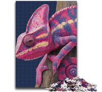 1000 Piece Jigsaw Puzzles for Teenagers Gifts Color Chameleon Educational Games Home Decoration for Is Ideal As A Gift for The Whole Family 50x75cm