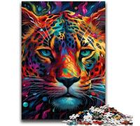 1000 Piece Jigsaw Puzzles for Teenagers Gifts Colorful Art Jaguar Teenager Puzzles,Educational Games Home Decoration Suitable for Desktop Decoration (50x75cm)