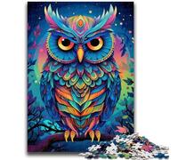 1000 Piece Jigsaw Puzzles for Teenagers Gifts Colourful Owl Art Educational Games Home Decoration for Is Ideal As A Gift for The Whole Family 26x38cm