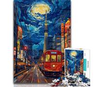 1000 Piece Jigsaw Puzzles for Teenagers Gifts Colourful Tokyo City Teenager Puzzles,Educational Games Home Decoration Unique Home Decor And Gifts (size 75x50cm)