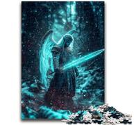 1000 Piece Jigsaw Puzzles for Teenagers Gifts Cosmic Angel Educational Games Home Decoration Artists Collection, Fine Art 26x38cm