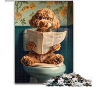 1000 Piece Jigsaw Puzzles for Teenagers Gifts Cute Goldendoodle, Family Activity Unique Home Decor And Gifts for Ages 14+ (Size 26x38cm)