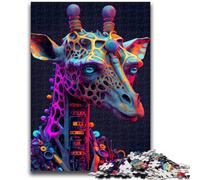 1000 Piece Jigsaw Puzzles for Teenagers Gifts Cyber Giraffe Family Fun for Is Ideal As A Gift for The Whole Family for And Age 14 Years Up 26x38cm