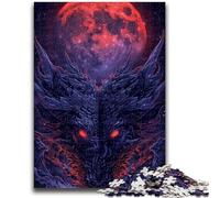 1000 Piece Jigsaw Puzzles for Teenagers Gifts Demon Dragon Educational Games Home Decoration Artists Collection, Fine Art 26x38cm