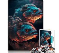 1000 Piece Jigsaw Puzzles for Teenagers Gifts Dreamy Cloud Pisces 1000 Pieces for Teenagers,Stress Reliever Difficult Challenge Home Decoration Toys (size 75x50cm)