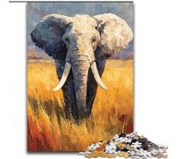 1000 Piece Jigsaw Puzzles for Teenagers Gifts Elephant, Train Your Brain And Hands Unique Birthday And Gifts for Age 14+ (Size 50x75cm)
