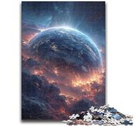 1000 Piece Jigsaw Puzzles for Teenagers Gifts Ethereal View of Earth Puzzles for Teenagers,Fun Present & Activity for Home,Toy for Rainy Days (75x50cm)