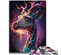 1000 Piece Jigsaw Puzzles for Teenagers Gifts Fantastical Giraffe Family Fun for Is Ideal As A Gift for The Whole Family for And Age 14 Years Up 50x75cm