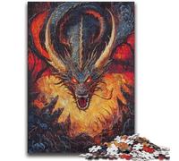1000 Piece Jigsaw Puzzles for Teenagers Gifts Fantasy Dragon 1000 Piece Puzzle,Educational Games Home Decoration Suitable for Desktop Decoration (50x75cm)