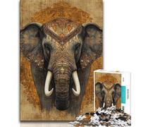 1000 Piece Jigsaw Puzzles for Teenagers Gifts Fantasy Elephant Teenager Puzzles,Educational Games Home Decoration Unique Home Decor And Gifts (size 75x50cm)