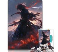 1000 Piece Jigsaw Puzzles for Teenagers Gifts Fantasy Ninja Warrior Teenager Puzzles,Educational Games Wall Decoration Unique Birthday And Xmas Gifts 26x38cm