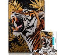 1000 Piece Jigsaw Puzzles for Teenagers Gifts Fantasy Tiger 1000 Pieces for Teenagers,Perfect for Game Nights, Colorful Toy for Home Gift (size 75x50cm)