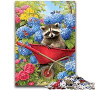 1000 Piece Jigsaw Puzzles for Teenagers Gifts Farm Raccoon for Ages 14 And over For Family Fun & Game Night Gift Toys 50x75cm