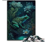 1000 Piece Jigsaw Puzzles for Teenagers Gifts Frog Mythical Land, Family Game Stress Reliever Difficult Challenge Enhance Love between Couples (Size 50x75cm)