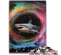 1000 Piece Jigsaw Puzzles for Teenagers Gifts Galaxies Shark Teenager Puzzles,Educational Games Wall Decoration Unique Birthday And Xmas Gifts (26x38cm)