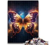 1000 Piece Jigsaw Puzzles for Teenagers Gifts Galaxy Butterfly Puzzles for Teenagers,Fun Present & Activity for Home,Toy for Rainy Days (26x38cm)