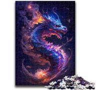 1000 Piece Jigsaw Puzzles for Teenagers Gifts Galaxy Fantasy Dragon Educational Games Home Decoration Artists Collection, Fine Art 26x38cm