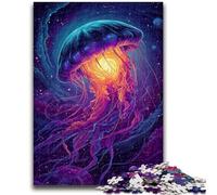 1000 Piece Jigsaw Puzzles for Teenagers Gifts Galaxy Jellyfish 1000 Piece Puzzle,Stress Reliever Difficult Challenge Unique Home Decor And Gifts (75x50cm)
