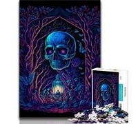 1000 Piece Jigsaw Puzzles for Teenagers Gifts Glow in Death Jigsaw,Educational Games Home Decoration Suitable for Desktop Decoration (size 75x50cm)